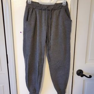 Grey sweatpants